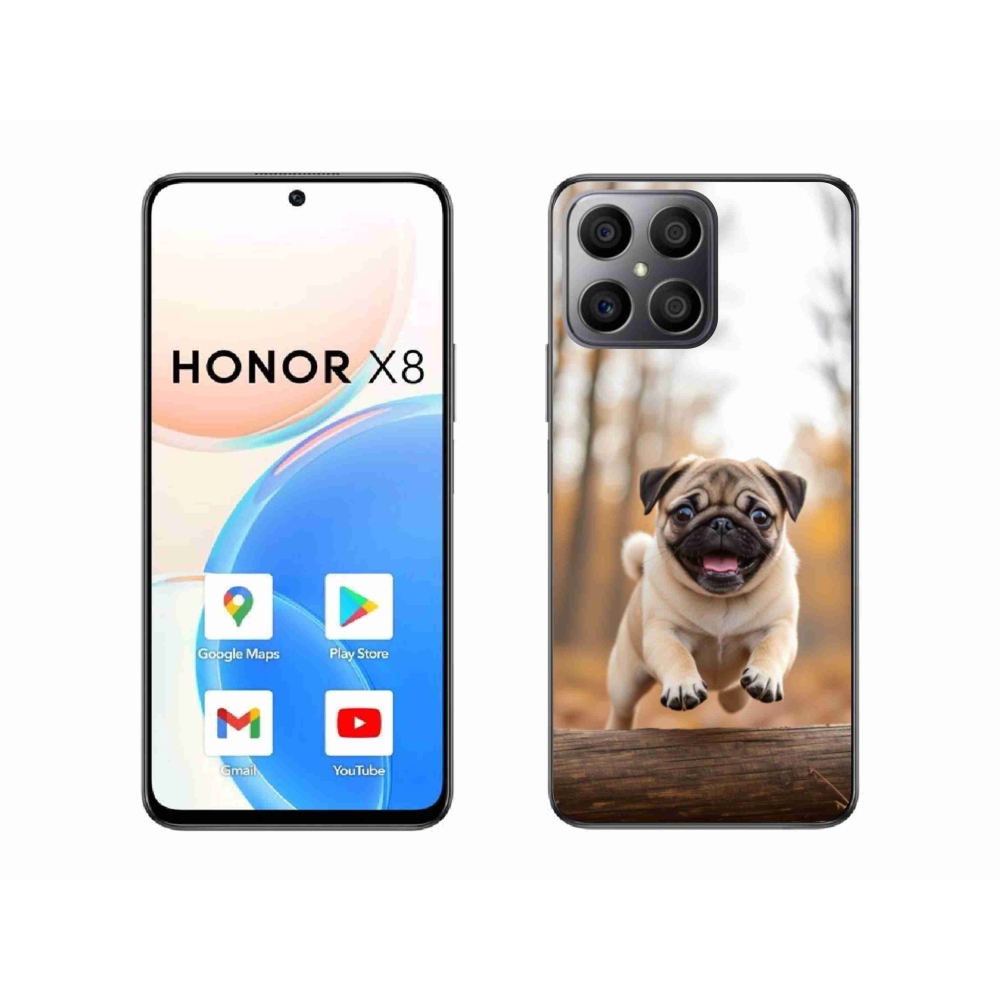 Zselés borítás mmCase a Honor X8-hoz - mopsz 2