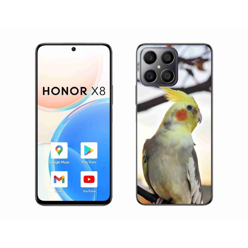 Zselés borítás mmCase a Honor X8-hoz - papagáj korela