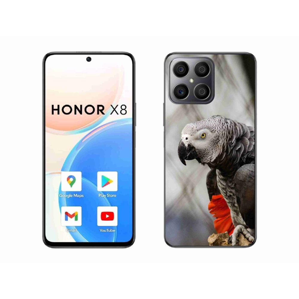 Zselés borítás mmCase a Honor X8-hoz - parrot jacko 3