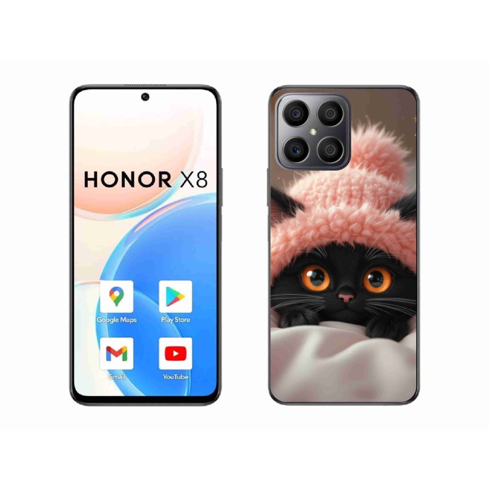 Gél borító mmCase a Honor X8-hoz - aranyos cica 7