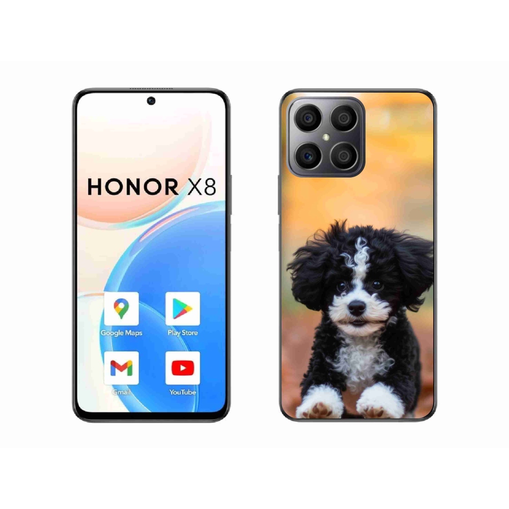 Gél borítás mmCase a Honor X8-hoz - aranyos kiskutya 2