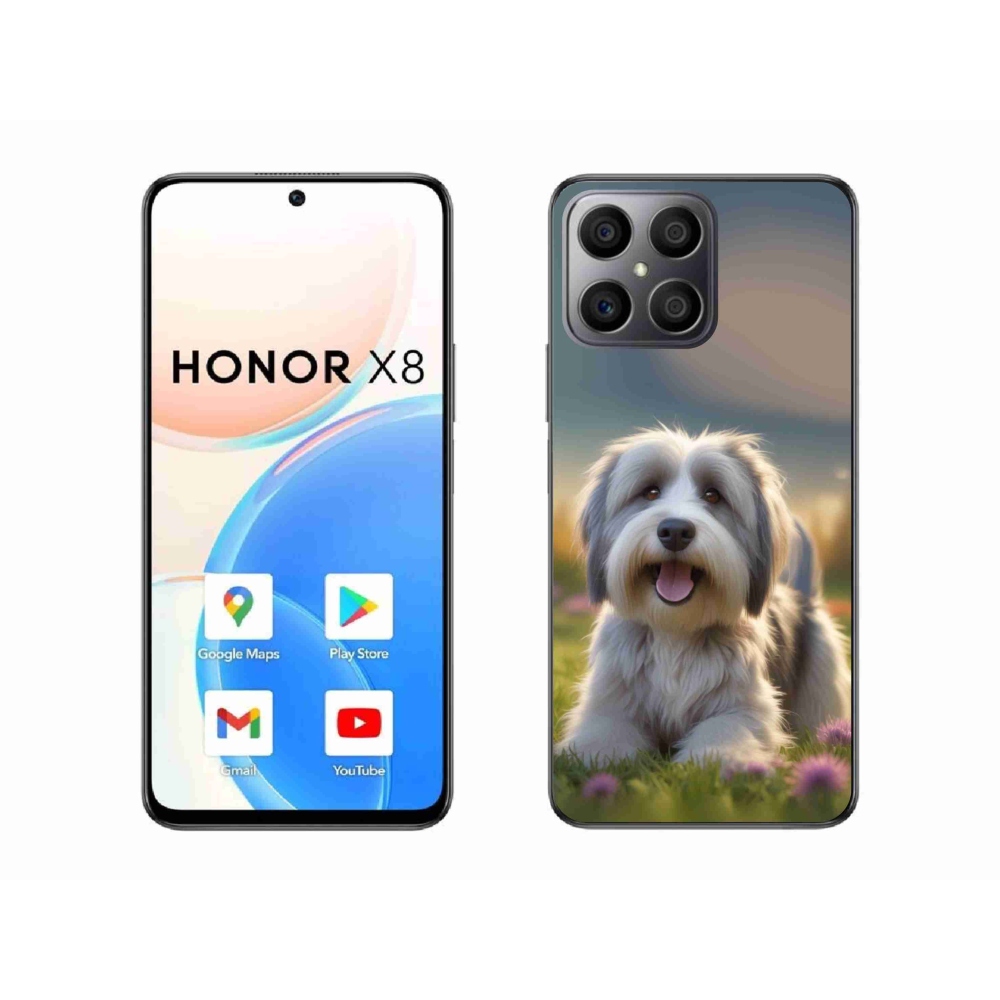 Gél borítás mmCase a Honor X8-hoz - aranyos Havanna kutya