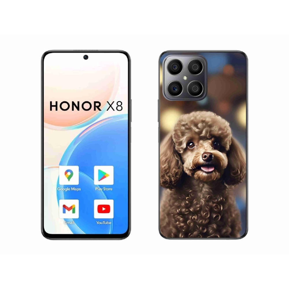 Gél borítás mmCase a Honor X8-hoz - aranyos uszkár