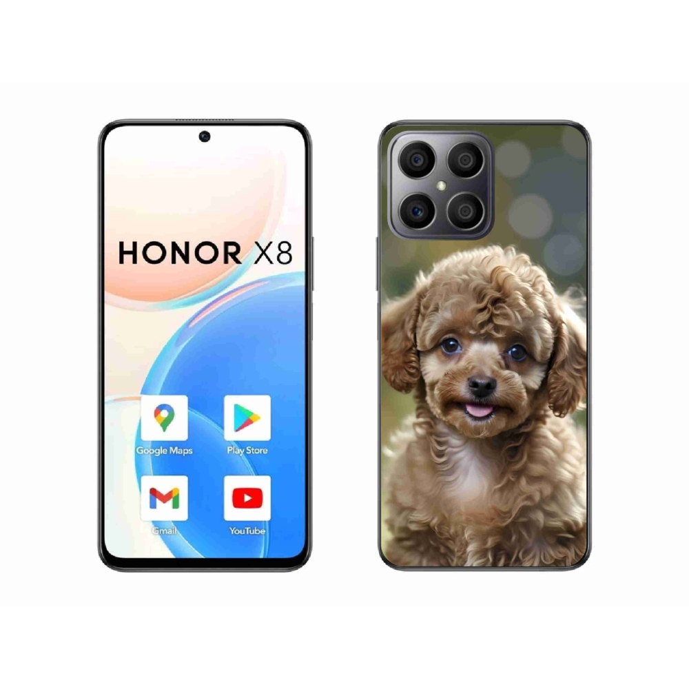 Gél borítás mmCase a Honor X8-hoz - aranyos uszkár