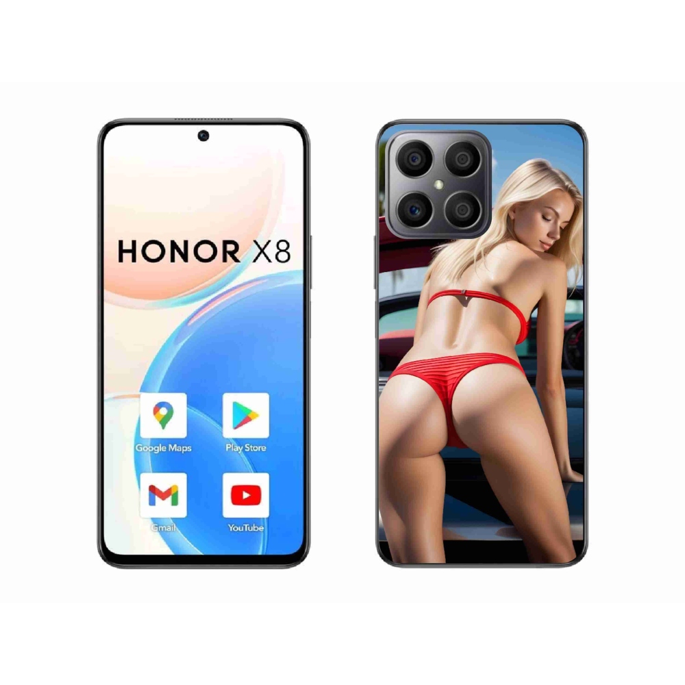 Gél borítás mmCase a Honor X8-hoz - szexi nő 2