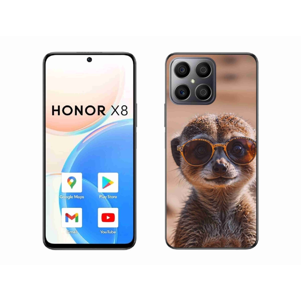 Gél borítás mmCase a Honor X8-hoz - stílusos surikata