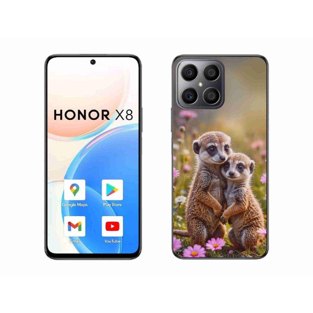 Zselés borítás mmCase a Honor X8-hoz - suricate duo