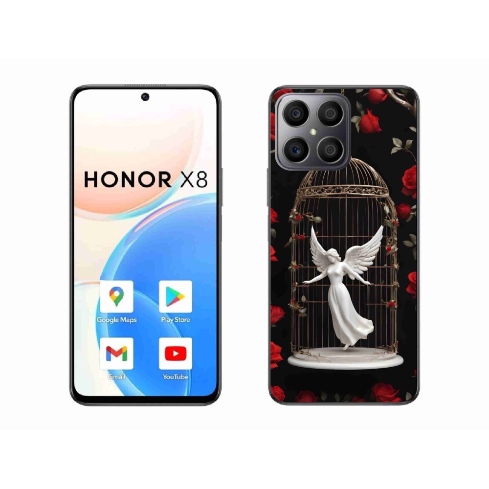 Zselés borítás mmCase a Honor X8-hoz - csapdába esett angyal