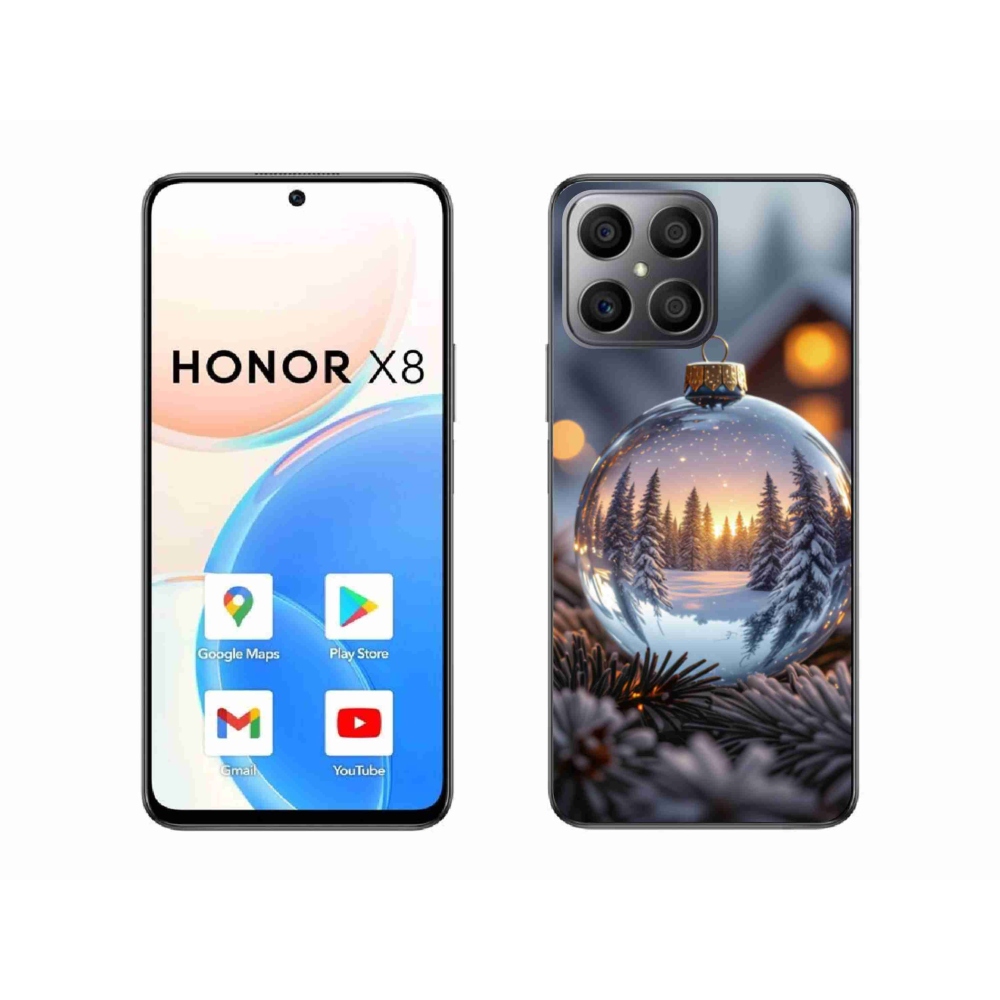Gél borítás mmCase a Honor X8-hoz - karácsonyi dekoráció