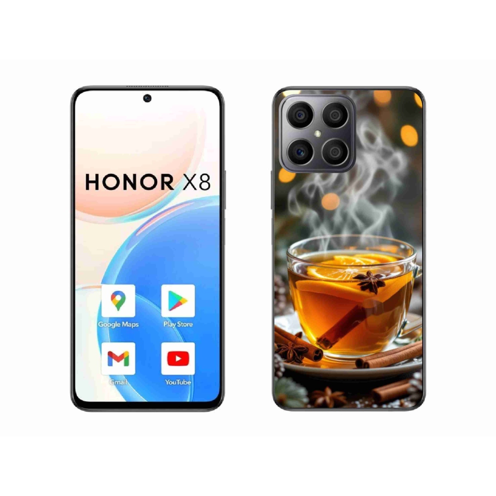 Gél borítás mmCase a Honor X8-hoz - karácsonyi lyukasztás