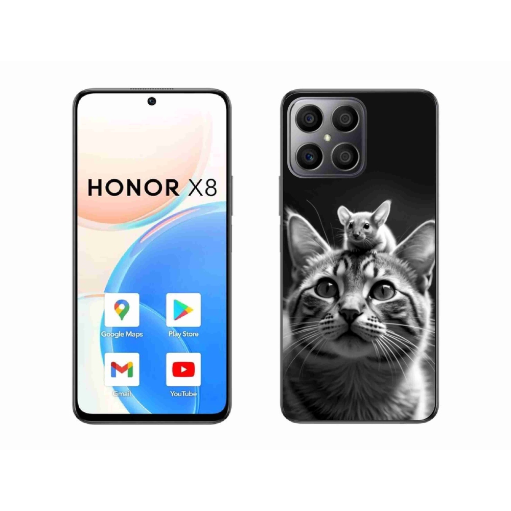 Zselés borítás mmCase a Honor X8-hoz - állati barátság 2