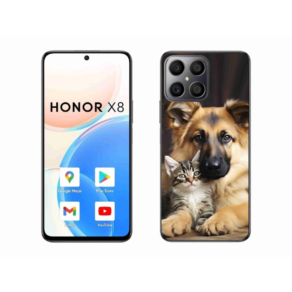 Zselés borítás mmCase a Honor X8-hoz - állatbarátság