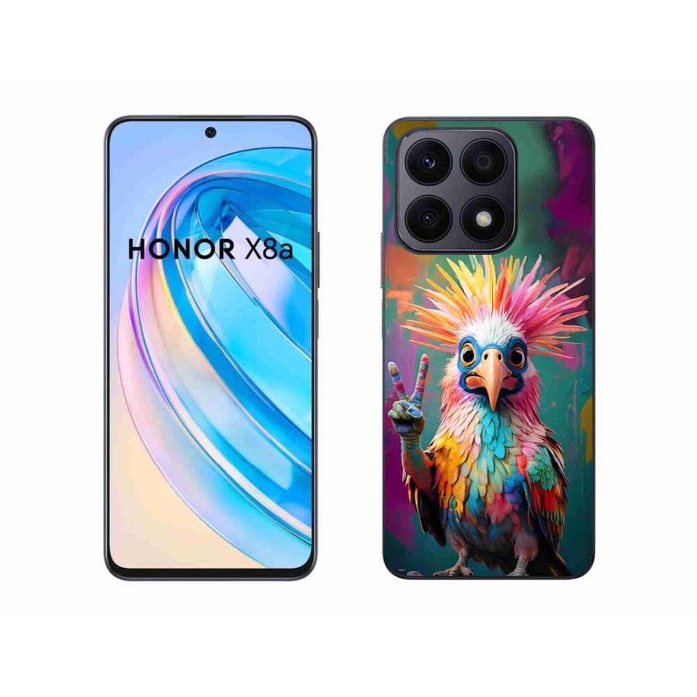 Zselés borítás mmCase a Honor X8a számára - színes lázadó