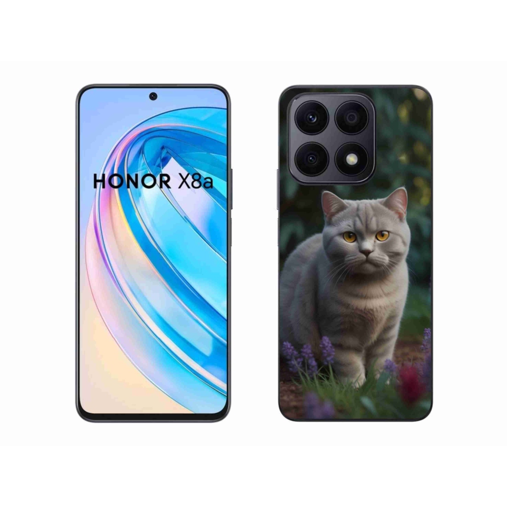 Zselés borítás mmCase a Honor X8a készülékhez - brit macska