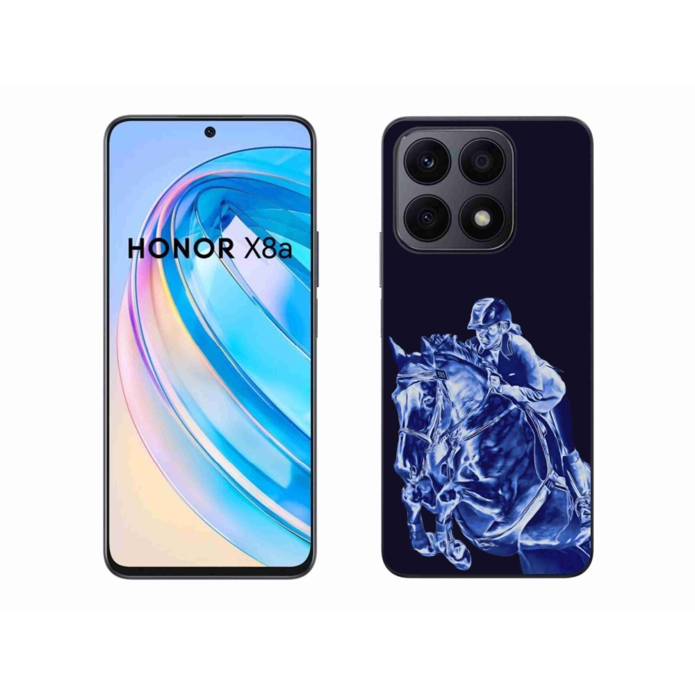 Zselés borítás mmCase a Honor X8a számára - versenyló