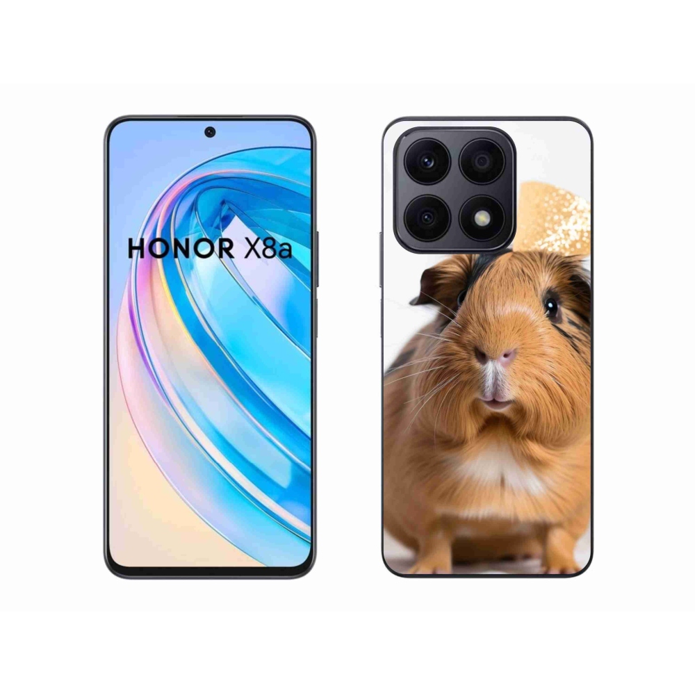 Zselés borítás mmCase a Honor X8a készülékhez - barna tengerimalac