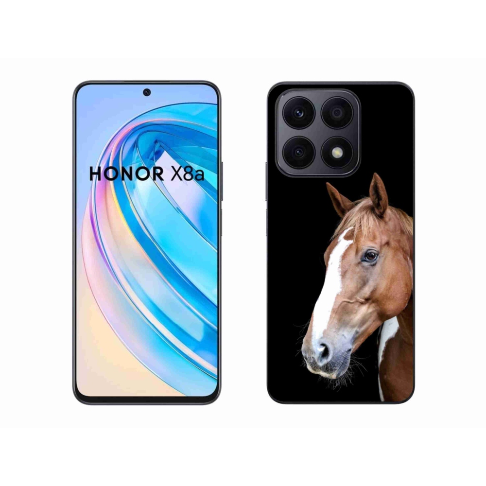 Zselés borítás mmCase a Honor X8a készülékhez - barna ló 3