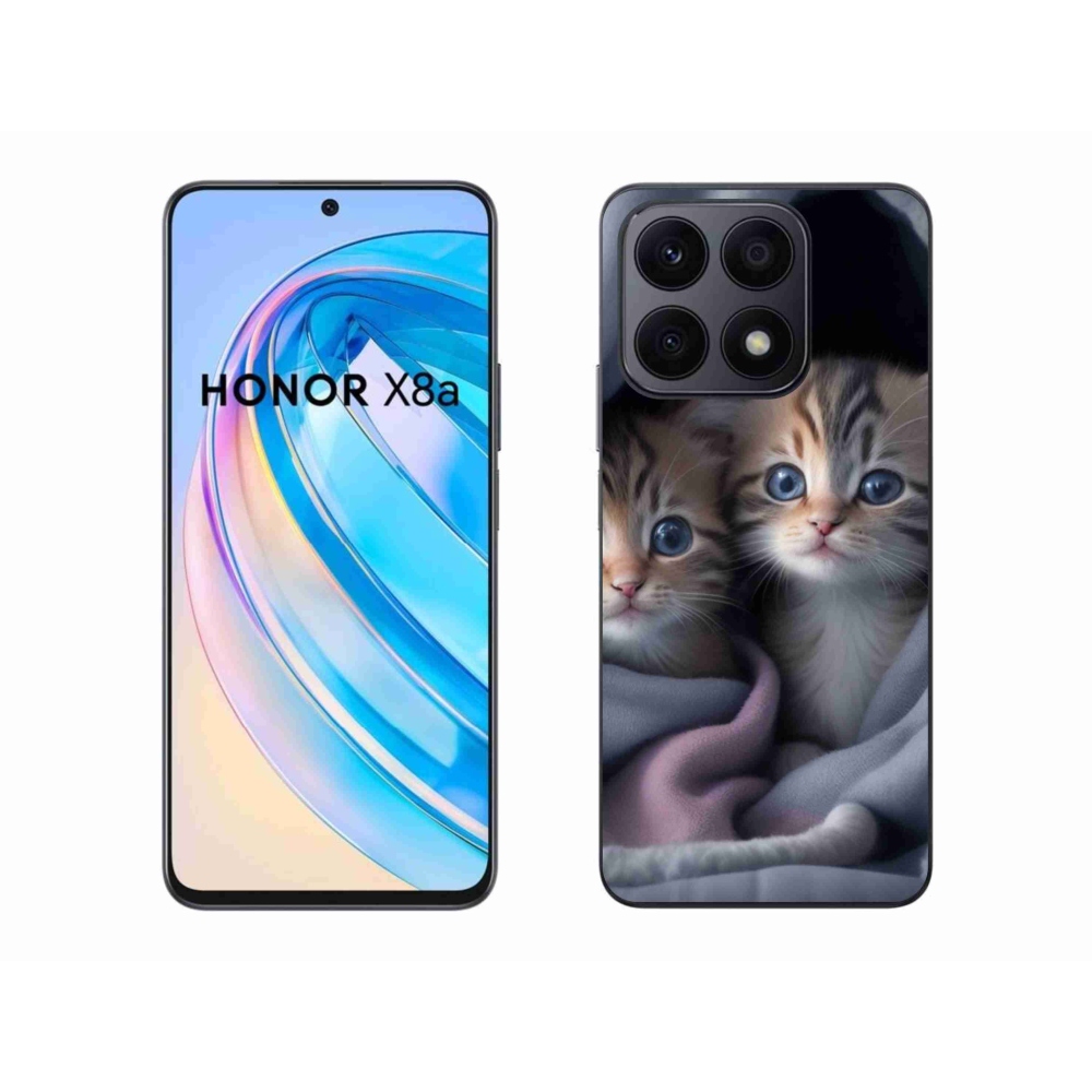 Zselés borítás mmCase a Honor X8a készülékhez - cat duo 2