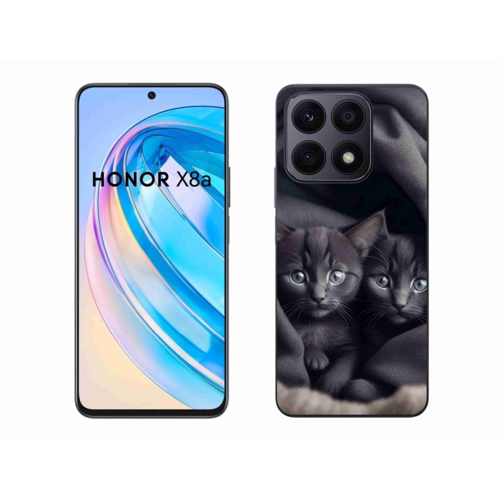 Zselés borítás mmCase a Honor X8a készülékhez - cat duo
