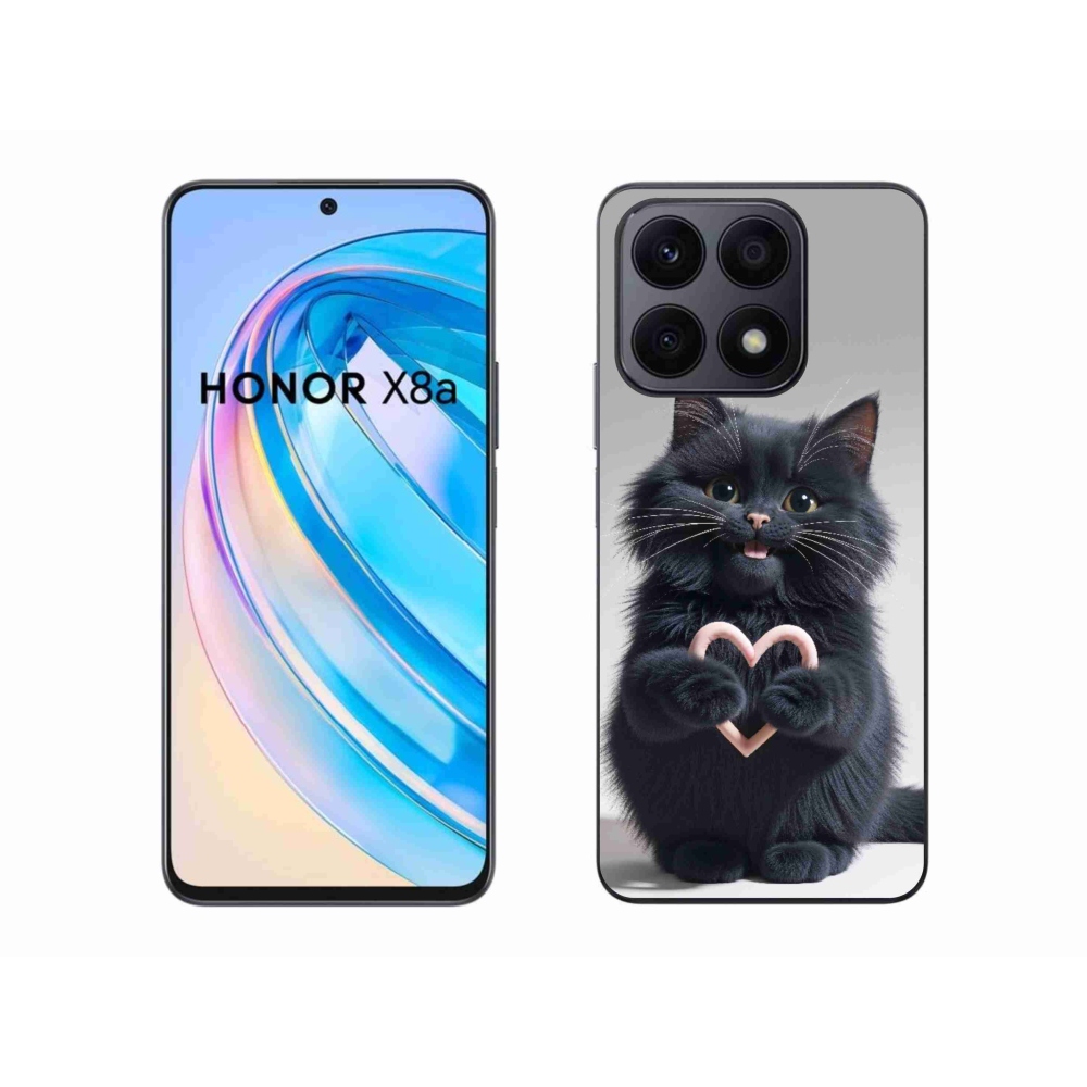 Gél borítás mmCase a Honor X8a készülékhez - cat love 3