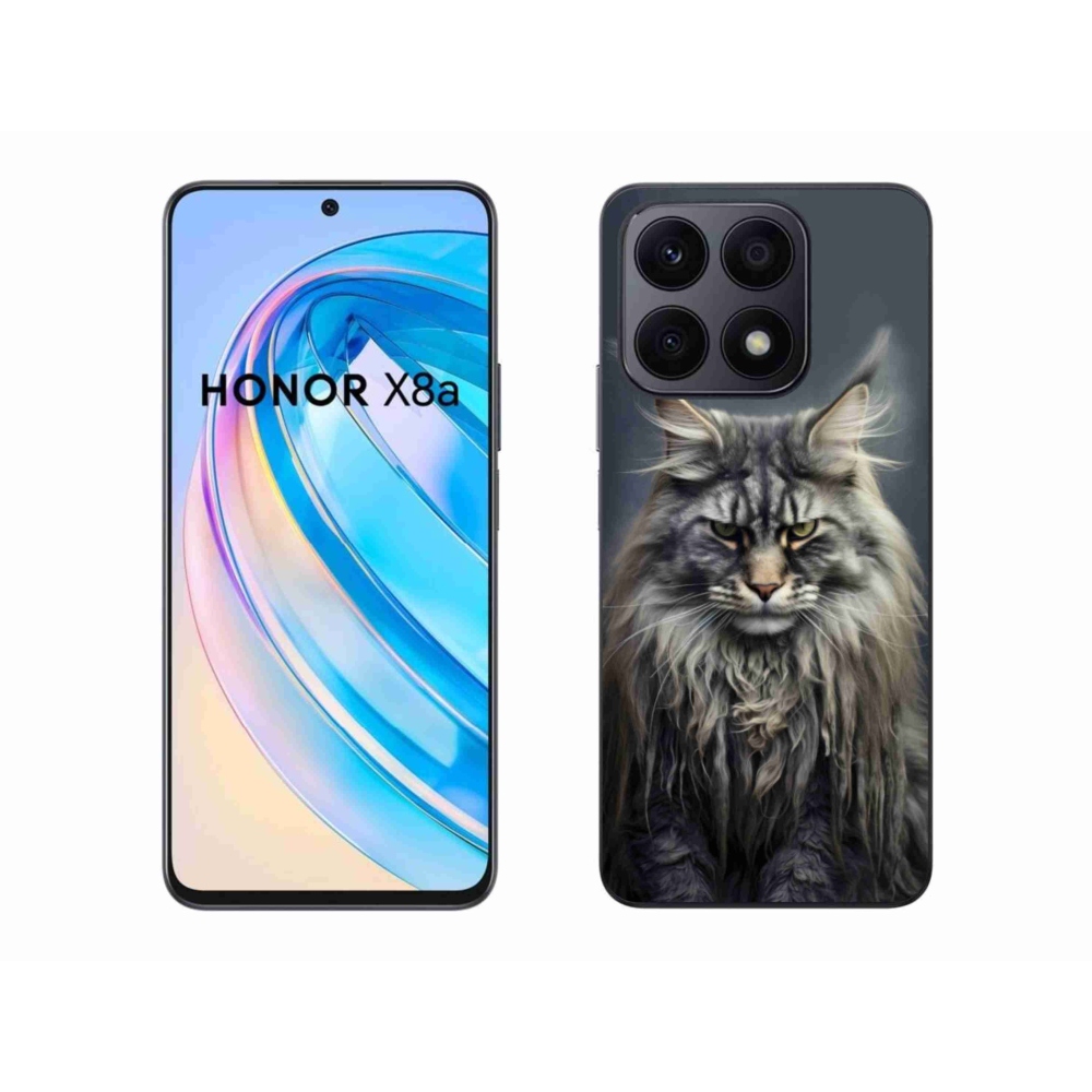 Zselés borítás mmCase a Honor X8a készülékhez - macskaszemmel 4