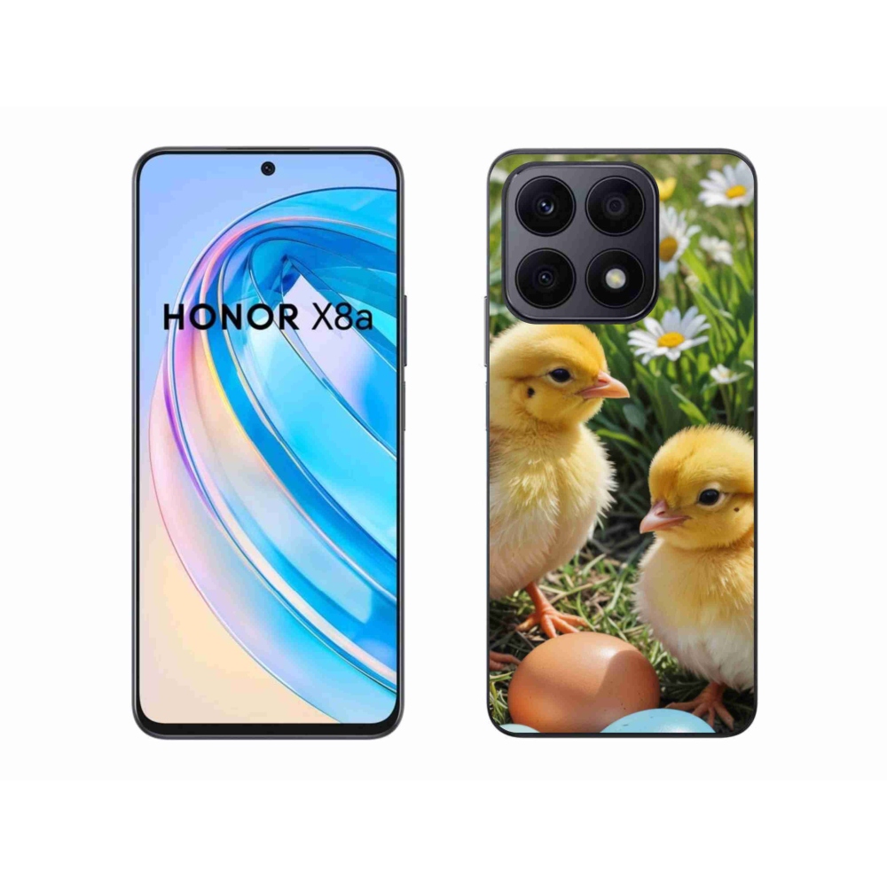 Zselés borítás mmCase a Honor X8a számára - csirkék