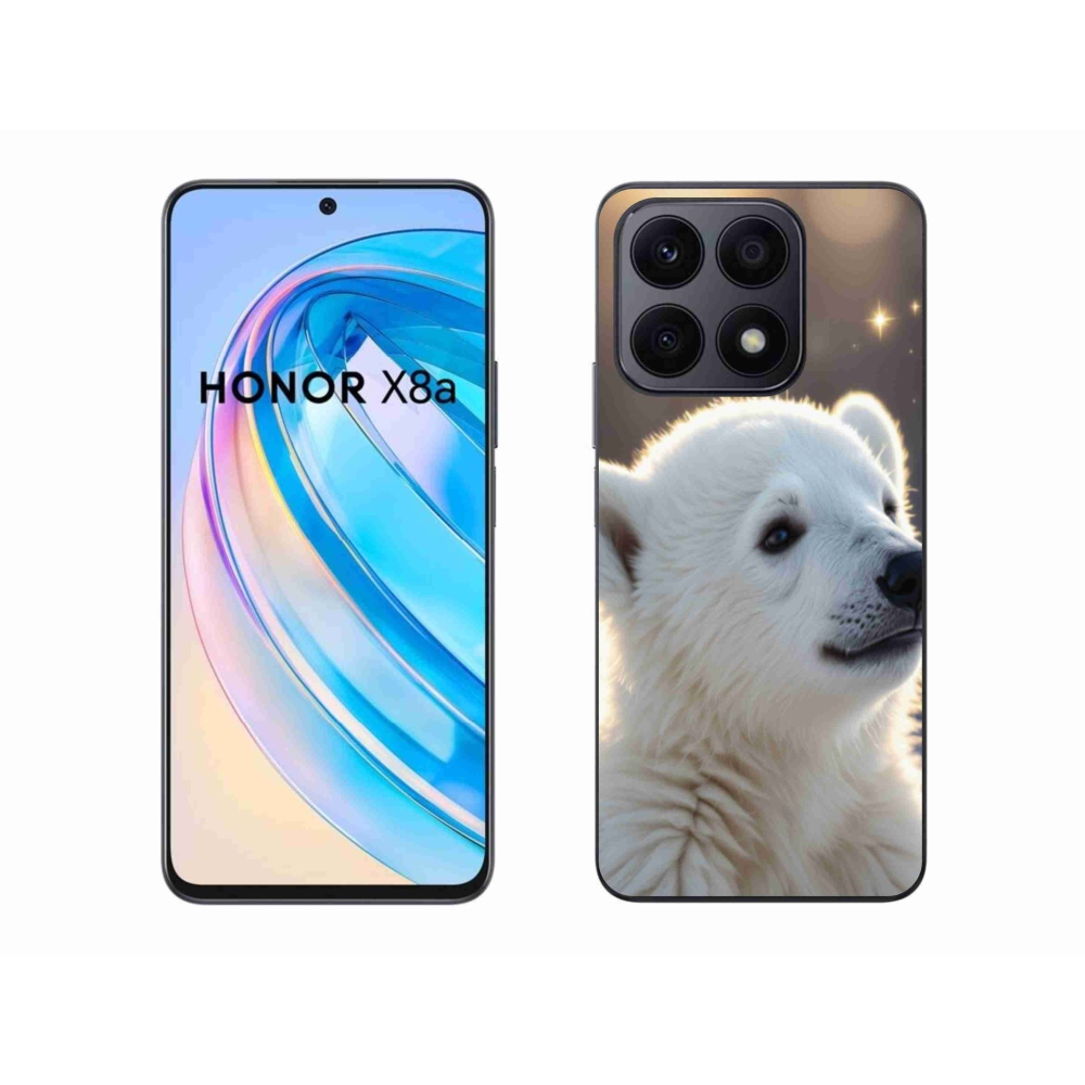 Zselés borítás mmCase a Honor X8a készülékhez - jegesmedve