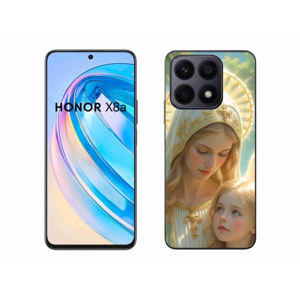 Gél borítás mmCase a Honor X8a számára - Vallásos motívum 2