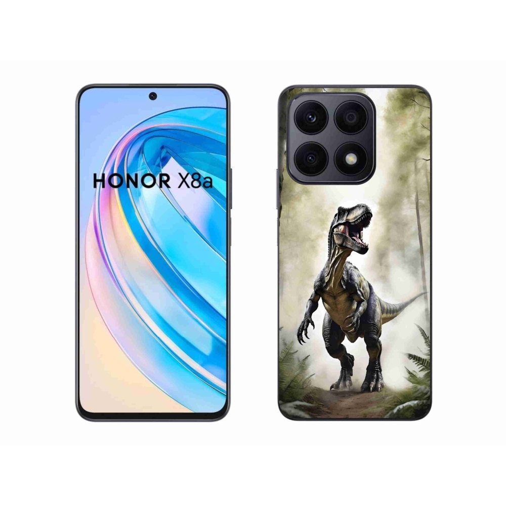 Gél borítás mmCase a Honor X8a készülékhez - dühös T-Rex