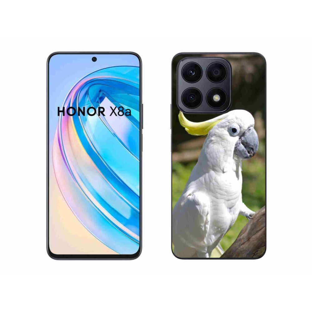 Zselés borítás mmCase a Honor X8a készülékhez - papagáj kakadu 2