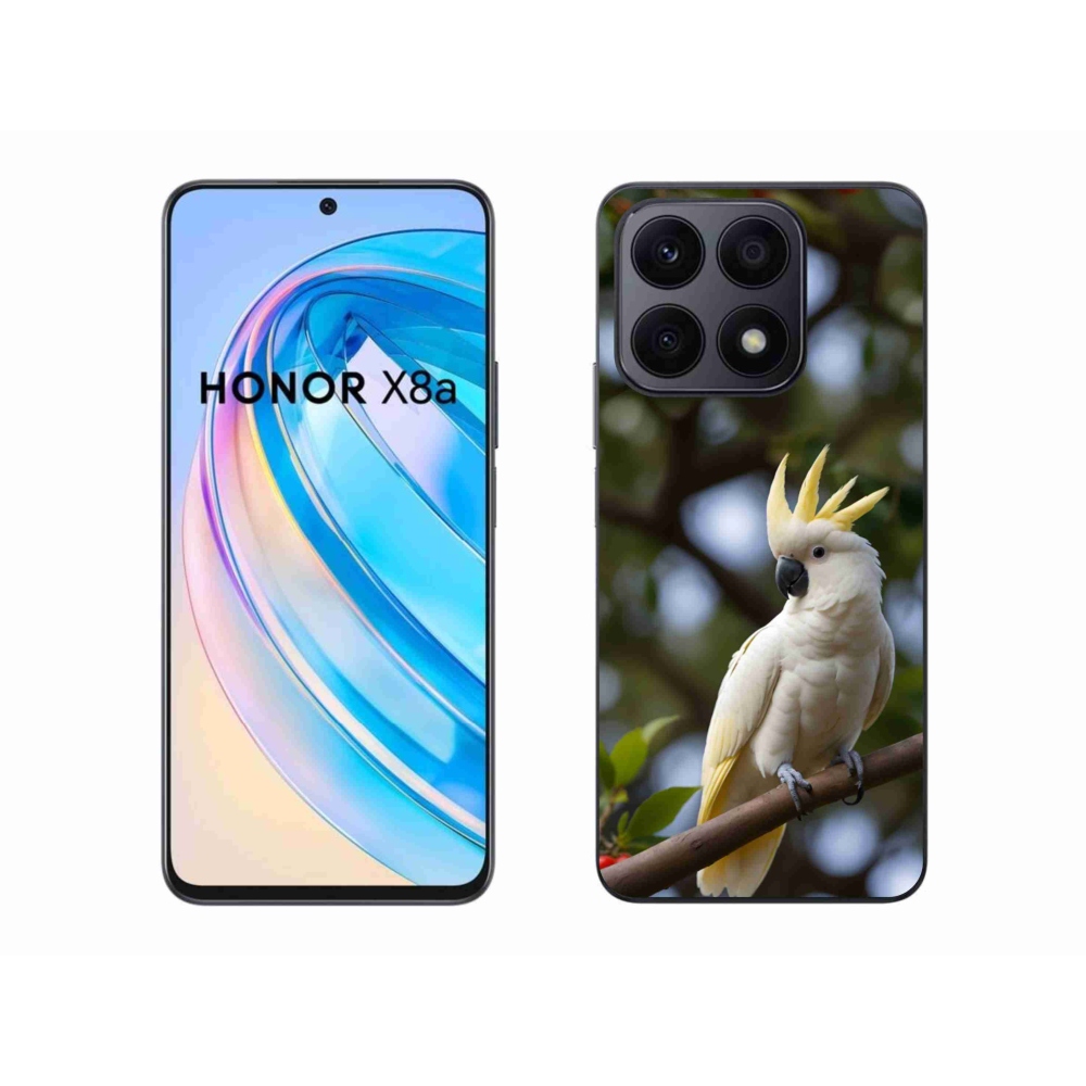 Zselés borítás mmCase a Honor X8a készülékhez - papagáj kakadu 3