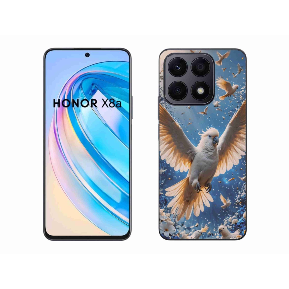 Gél borítás mmCase a Honor X8a készülékhez - papagáj kakadu