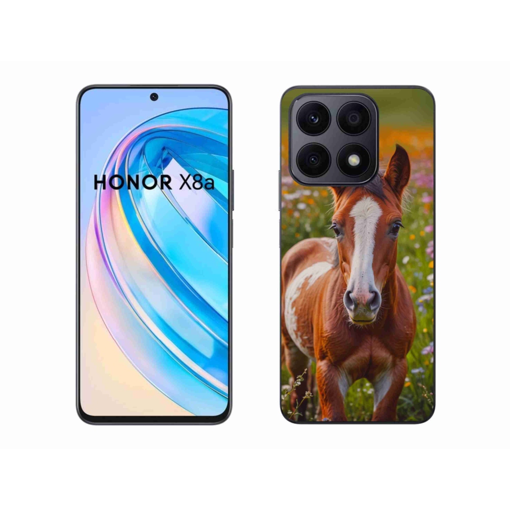Gél borító mmCase a Honor X8a készülékhez - aranyos csikó