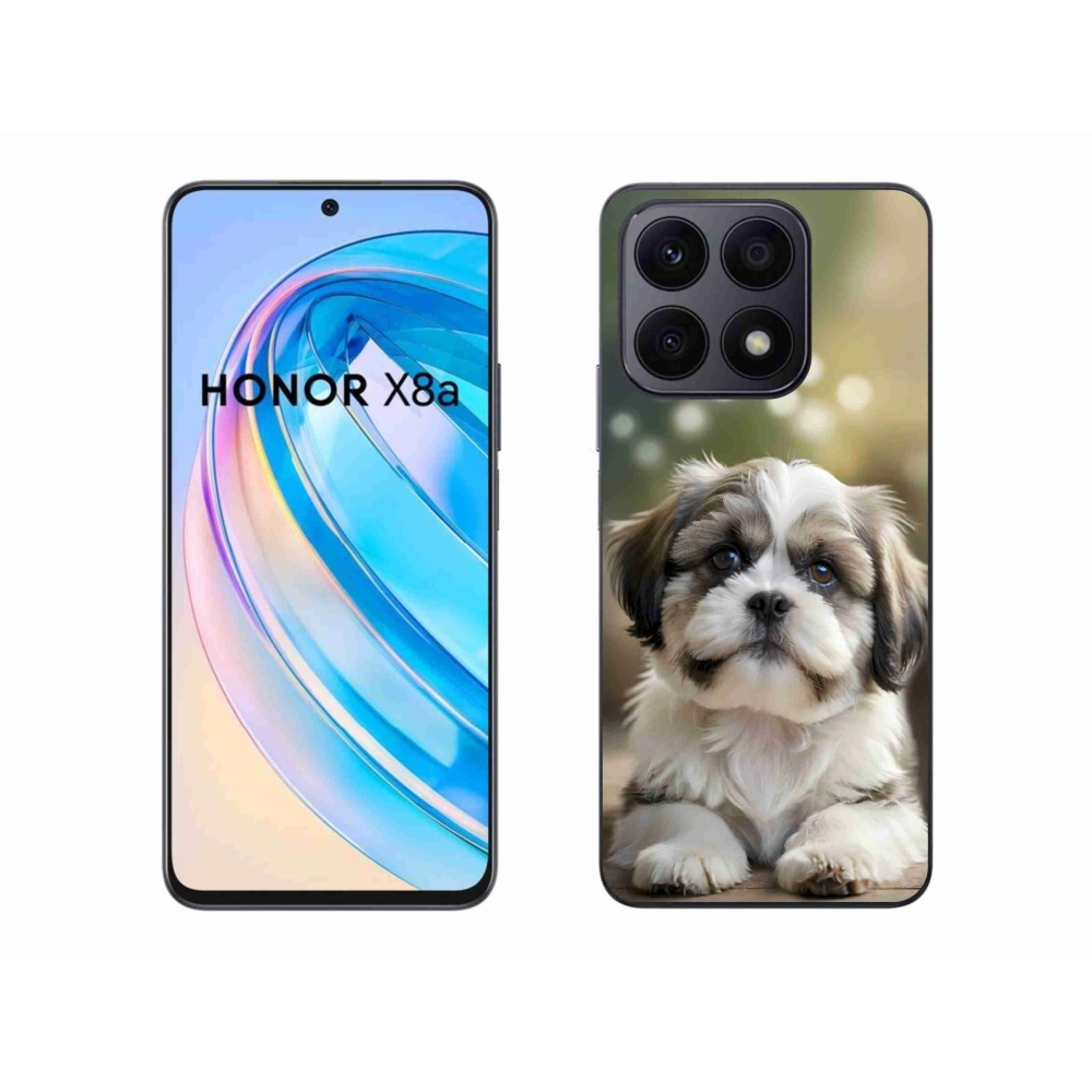 Gél borítás mmCase a Honor X8a számára - aranyos shih-tzu