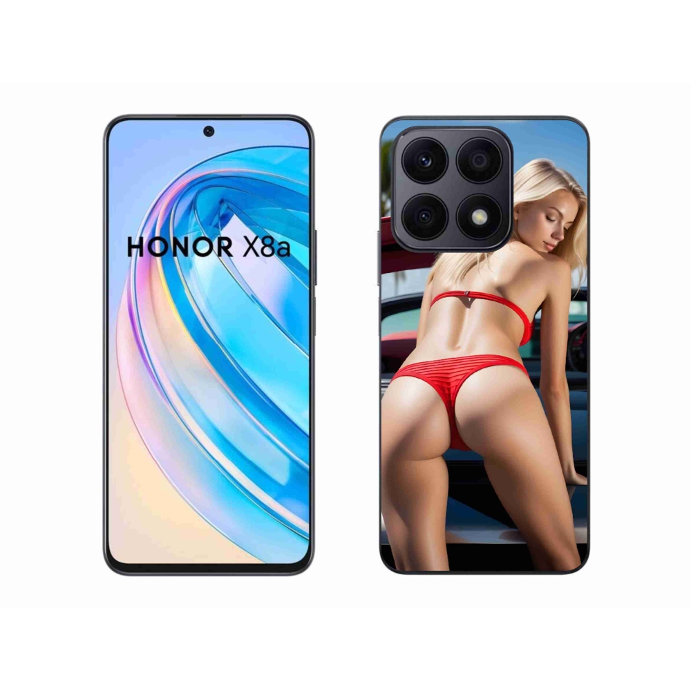 Gél borítás mmCase a Honor X8a számára - szexi nő 2