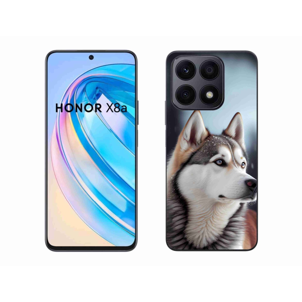 Zselés borítás mmCase a Honor X8a készülékhez - Siberian Husky