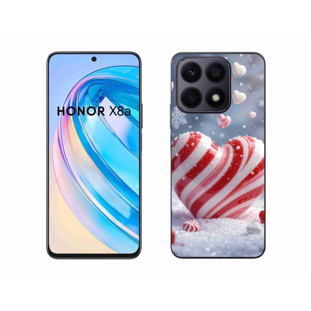 Gél borítás mmCase a Honor X8a számára - édes szív