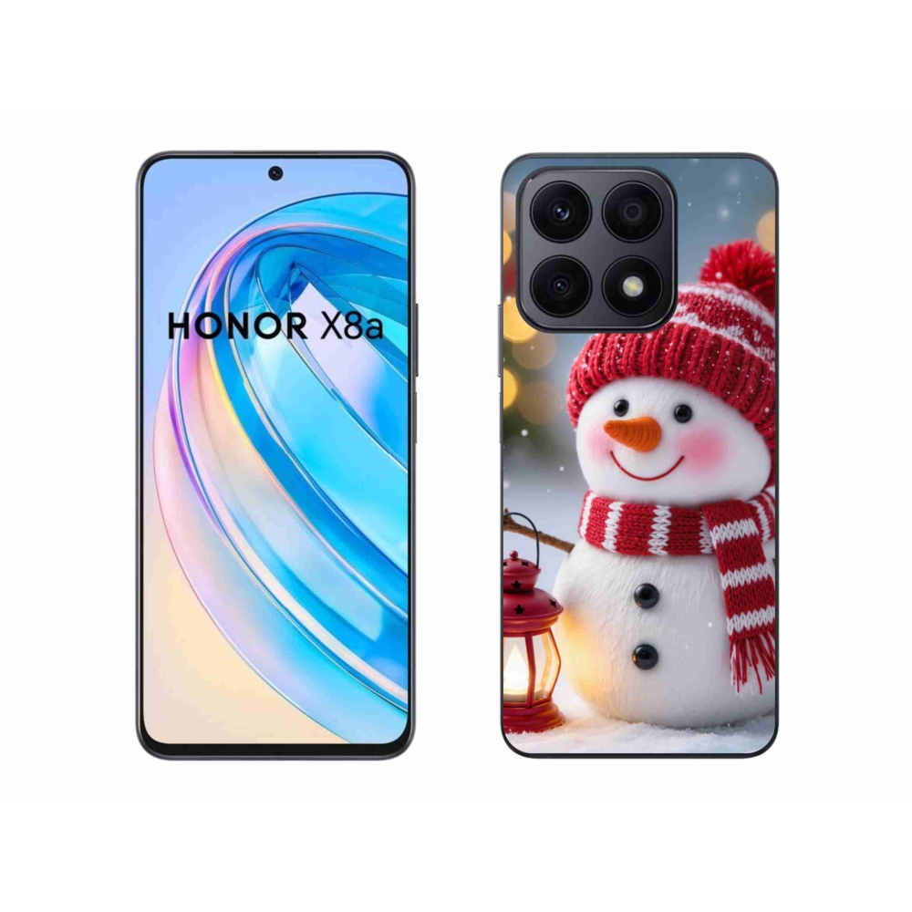 Zselés borítás mmCase a Honor X8a készülékhez - hóember 2