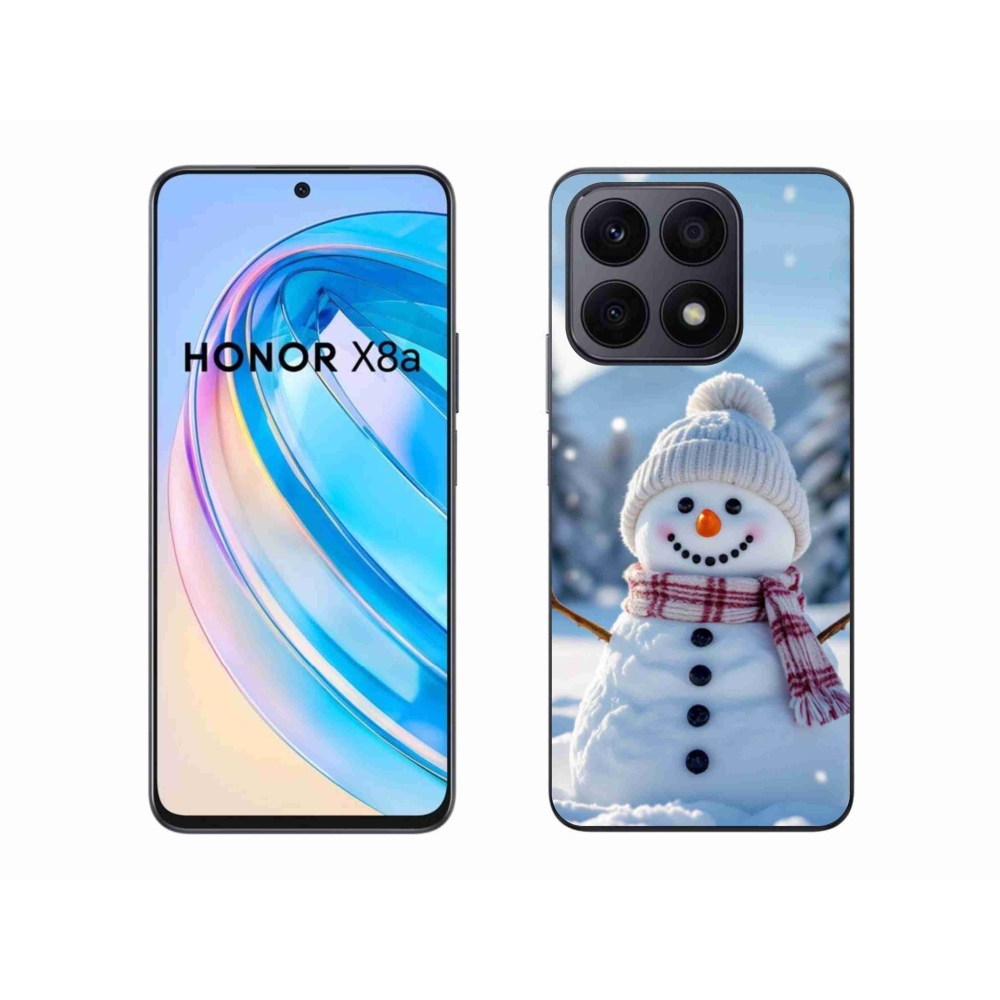 Zselés borítás mmCase a Honor X8a készülékhez - hóember 3