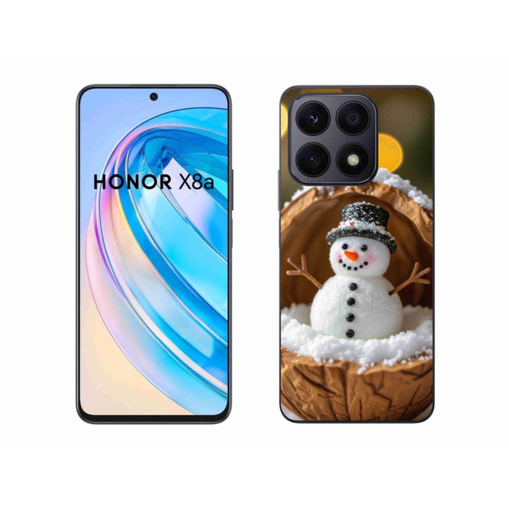 Zselés borítás mmCase a Honor X8a készülékhez - hóember 4