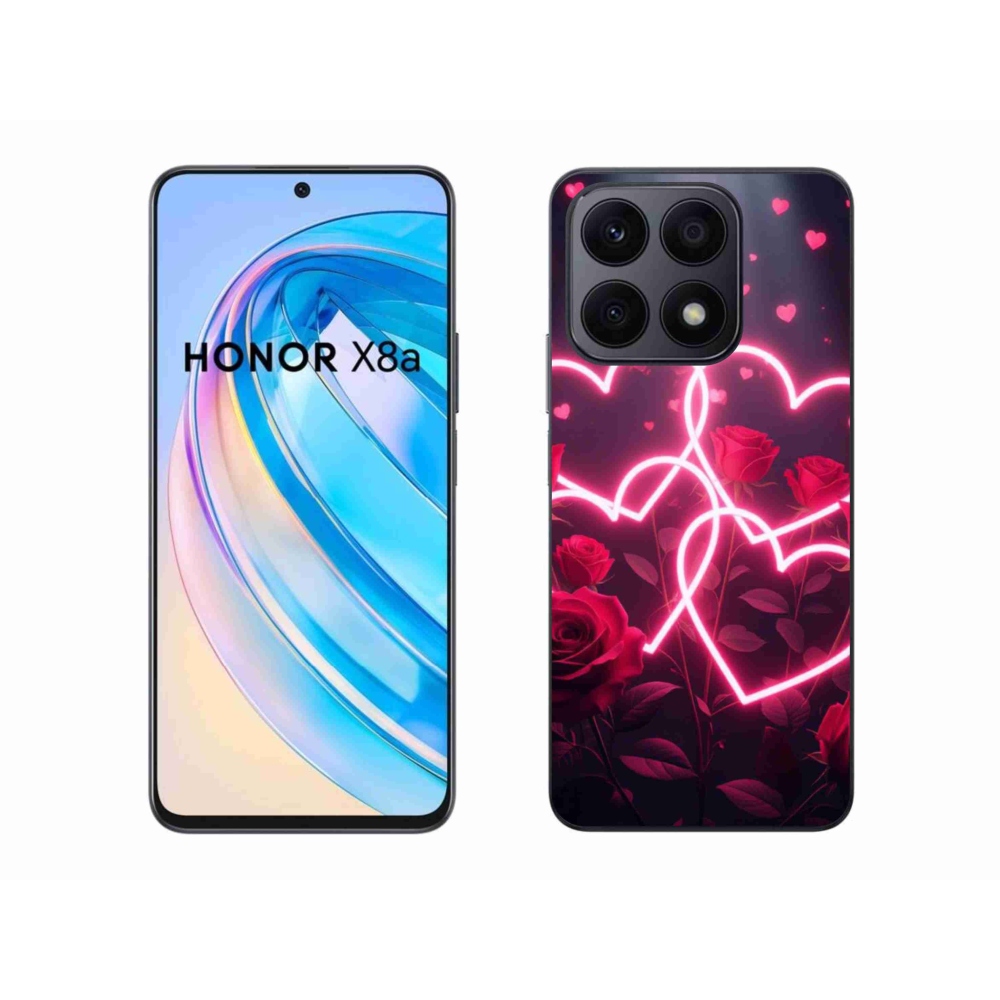 Gél borítás mmCase a Honor X8a készülékhez - Szerelem szíve