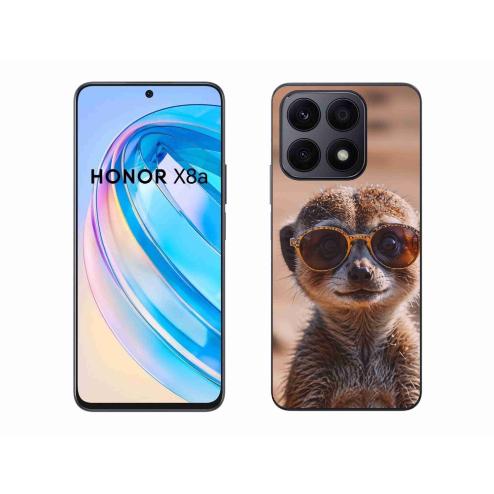 Gél borítás mmCase a Honor X8a számára - stílusos surikata