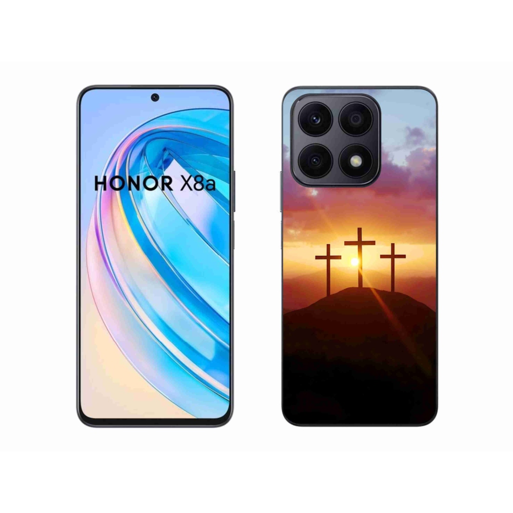 Zselés borítás mmCase a Honor X8a készülékhez - három kereszt