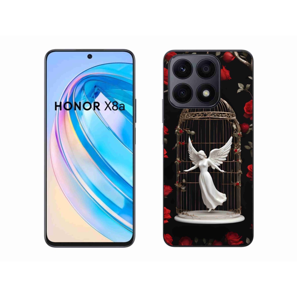 Zselés borítás mmCase a Honor X8a számára - csapdába esett angyal