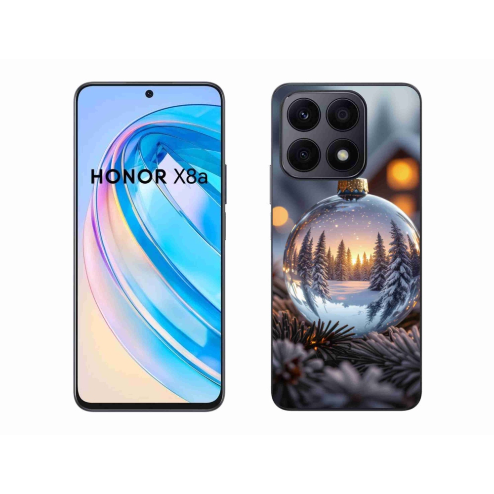 Gél borítás mmCase a Honor X8a számára - karácsonyi dekoráció