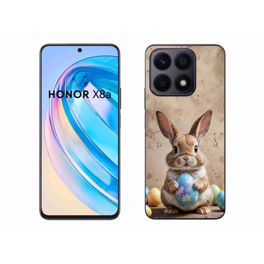 Zselés borítás mmCase a Honor X8a készülékhez - Húsvéti nyuszi