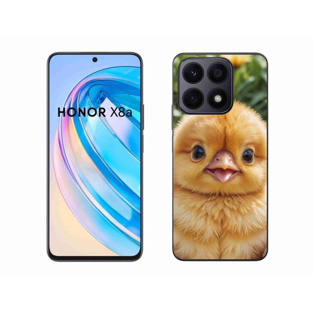Zselés borítás mmCase a Honor X8a számára - boldog csaj