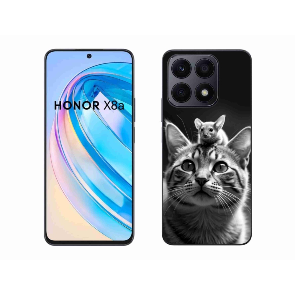 Zselés borítás mmCase a Honor X8a számára - állati barátság 2