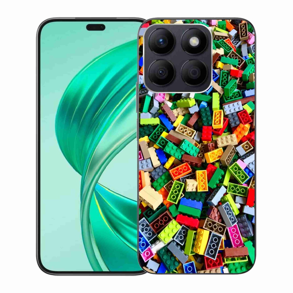 Zselés borítás mmCase a Honor X8b készülékhez - színes építőelemek