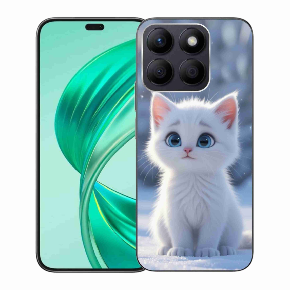 mmCase gél tok az Honor X8b-hez – fehér cica 3
